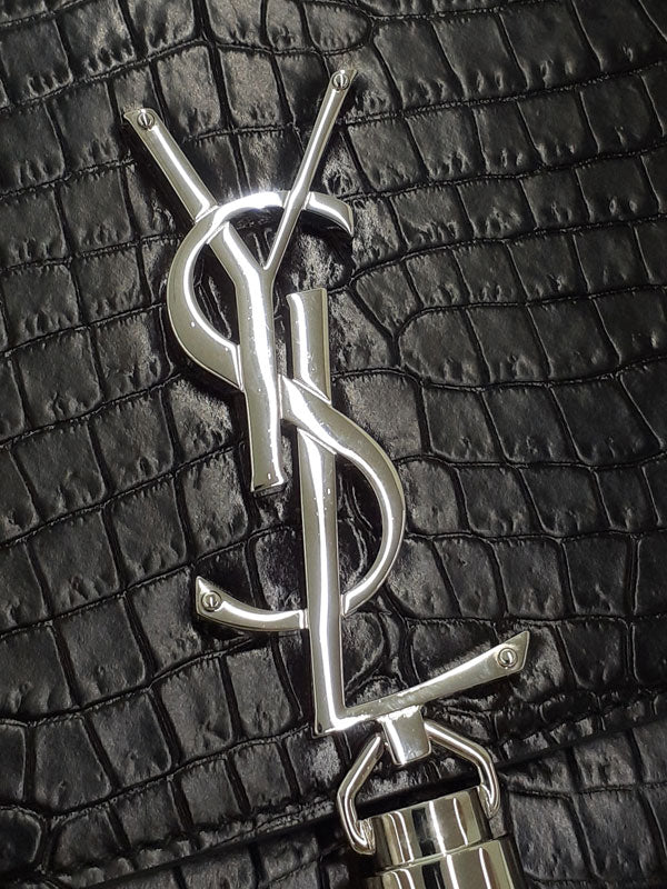 Saint Laurent- Classic Kate Satchel Chain Shoulder Bag Black