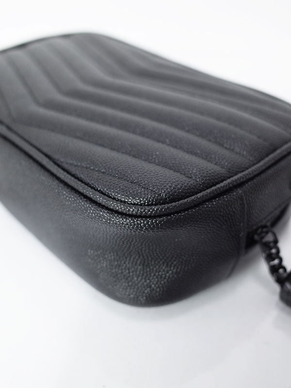 Saint Laurent- Paris Lou Mini Bag Chain Shoulder Bag Black