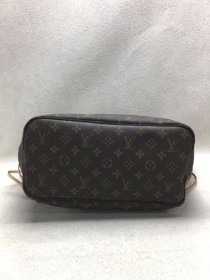Louis Vuitton Neverfull MM Monogram Brown Tote Bag PVC