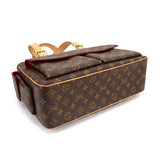 Louis Vuitton Multipli Cite Monogram Canvas Shoulder Bag Brown