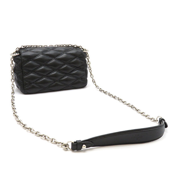 Louis Vuitton Malletage Twist Shoulder Bag Noir Black