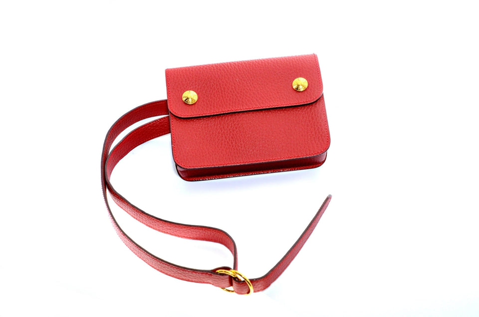 Hermes Leather Flap Bum Leather Pochette Waist bag