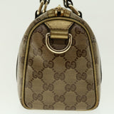 Gucci GG Crystal Boston Bag Gold 193604 40076