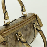 Gucci GG Crystal Boston Bag Gold 193604 40076