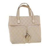 Gucci GG Canvas Hand Bag Beige 40282