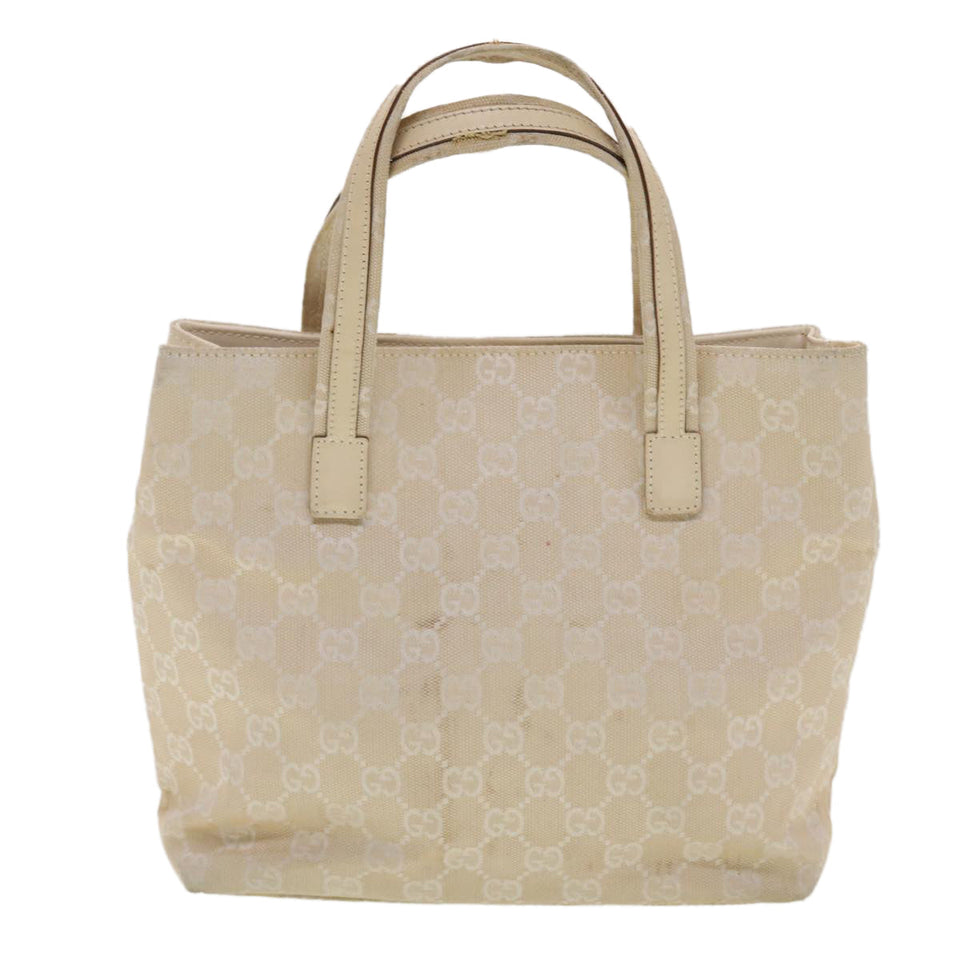 Gucci GG Canvas Hand Bag Beige 40282