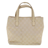 Gucci GG Canvas Hand Bag Beige 40282
