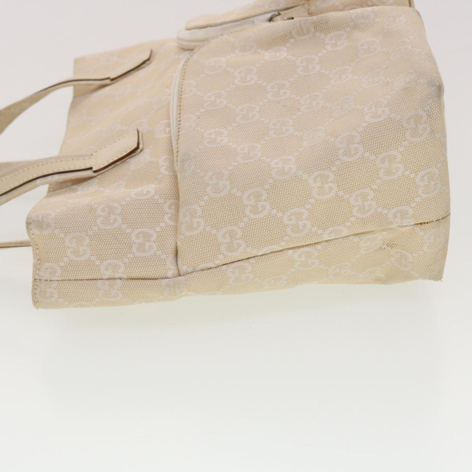 Gucci GG Canvas Hand Bag Beige 40282