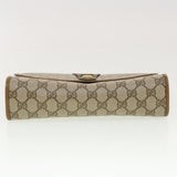 Gucci GG Canvas Web Sherry Line Clutch Bag Beige Red Green 89.01.030 40342