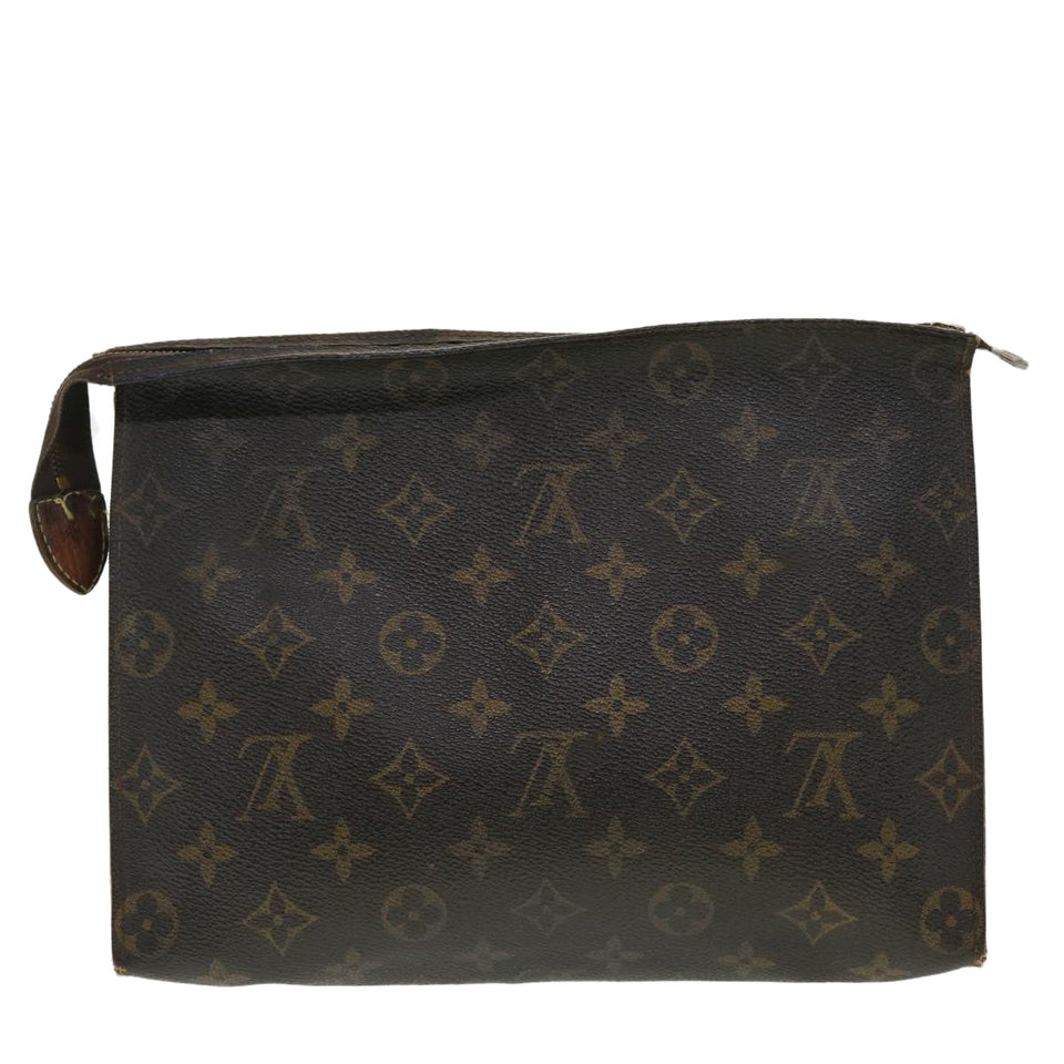 Louis Vuitton Monogram Poche Toilette 26 Pouch LV Auth Clutch