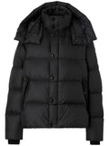 Luxury Burberry Detachable Sleeve Hoodie Padded Black