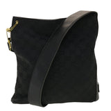 Gucci GG Canvas Shoulder Bag Black 91761 40754