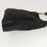Gucci GG Canvas Shoulder Bag Black 91761 40754