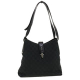 Gucci GG Canvas Jackie Shoulder Bag Black 110291 40755