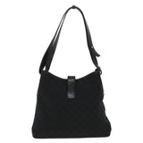 Gucci GG Canvas Jackie Shoulder Bag Black 110291 40755