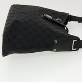 Gucci GG Canvas Jackie Shoulder Bag Black 110291 40755