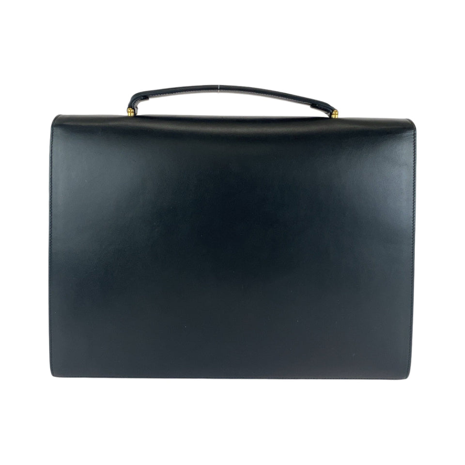 Gucci Business bag 581531 Calfskin Black GoldMetal Zumi