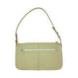 Burberry Handbag leather Off White Cream Gold Metal Handbag Shoulder Bag Medium Check Pattern Women