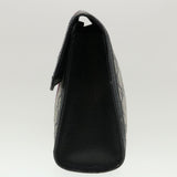 Gucci GG Canvas Sherry Line Clutch Bag Gray Navy Red 89.01.007 40956