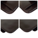Gucci Shoulder Bag leather Brown Gold Metal