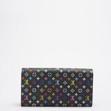 Louis Vuitton Monogram Multicolor Sarah Long Wallet Gold Hardware Limited Edition