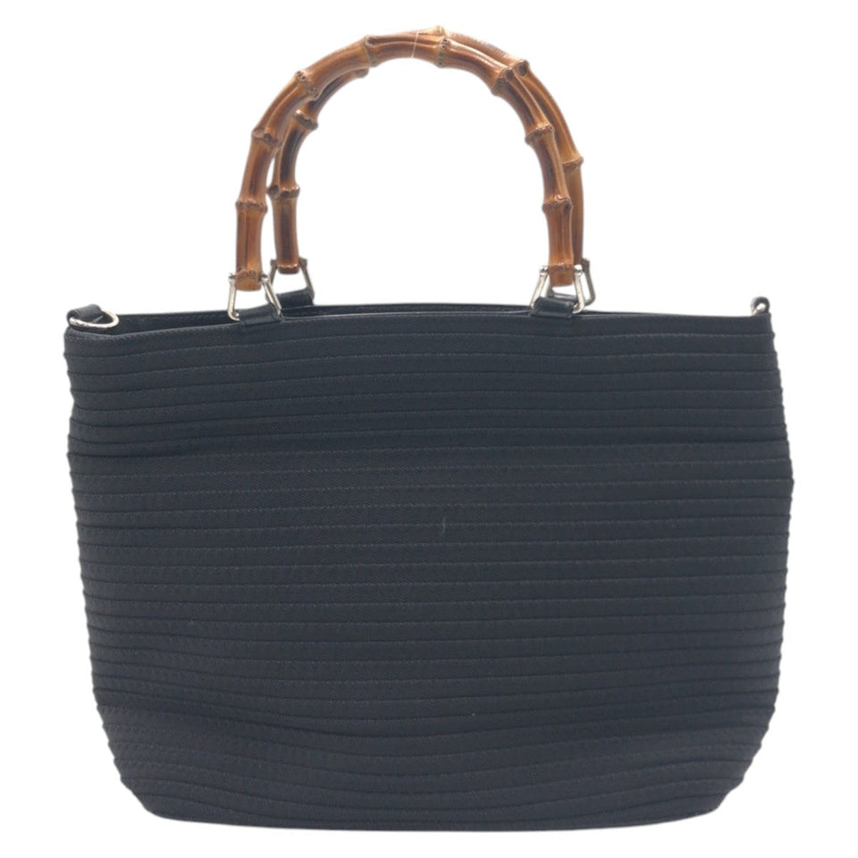 Gucci Handbag 000 1998 polyester black Bamboo
