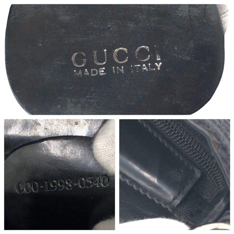 Gucci Handbag 000 1998 polyester black Bamboo