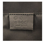 Gucci business bag 630916 canvas Black SilverMetal Sherry line