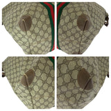 Gucci Boston Duffel bag 89 19 012 GG Supreme Canvas Beige brown Old Gucci Shelly Line