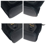 Gucci Backpack 003 2058 Suede black Bamboo