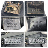 Gucci Shoulder Bag 001 3770 GG canvas Black black Hobo Shoulder Bag Handbag GG pattern Women