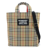 Burberry Tote Bag 8017740 Cotton, Polyester beige Women