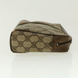 Gucci GG Canvas Web Sherry Line Clutch Bag Beige Red Green 010.378. 41257