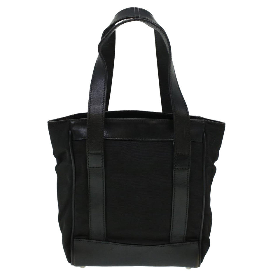 Gucci Hand Bag Nylon Leather Black 000.2854.0500.5 41267