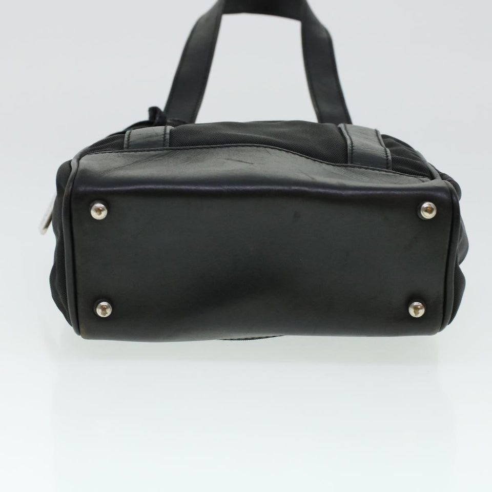 Gucci Hand Bag Nylon Leather Black 000.2854.0500.5 41267