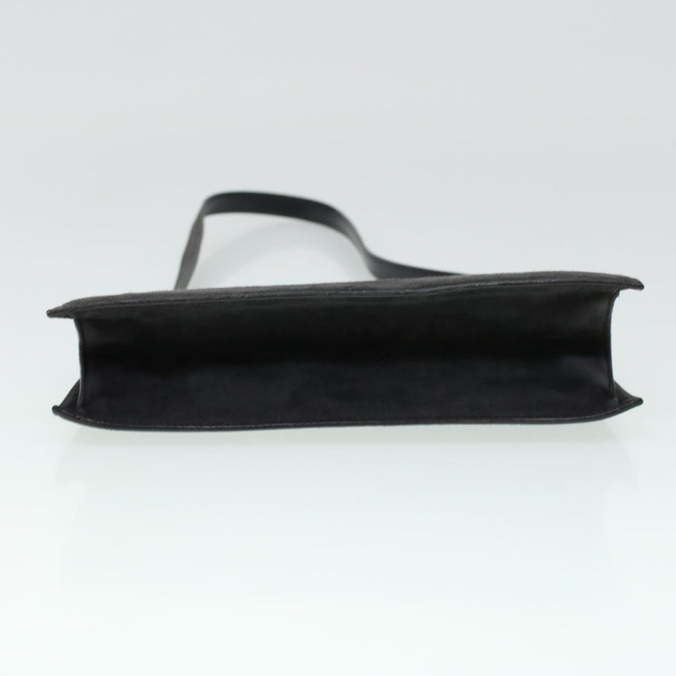 Gucci Shoulder Bag Suede Gray 41317