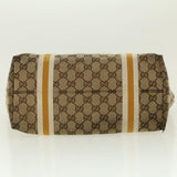 Gucci GG Canvas Sherry Line Tote Bag Beige Yellow 137396 41322