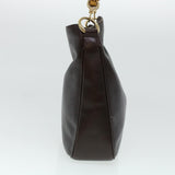 Gucci Bamboo Hand Bag Leather Brown 0011638 41342