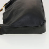 Gucci Bamboo Hand Bag Leather 2way Black 0011577 41343