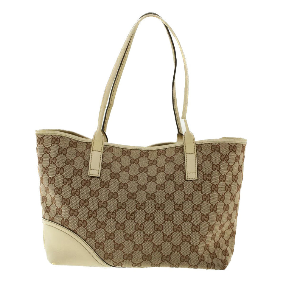 Gucci GG Canvas Tote Bag Beige 169946 41352