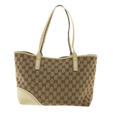 Gucci GG Canvas Tote Bag Beige 169946 41352