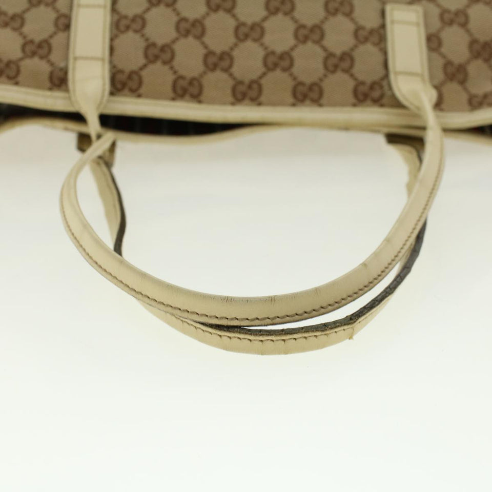 Gucci GG Canvas Tote Bag Beige 169946 41352