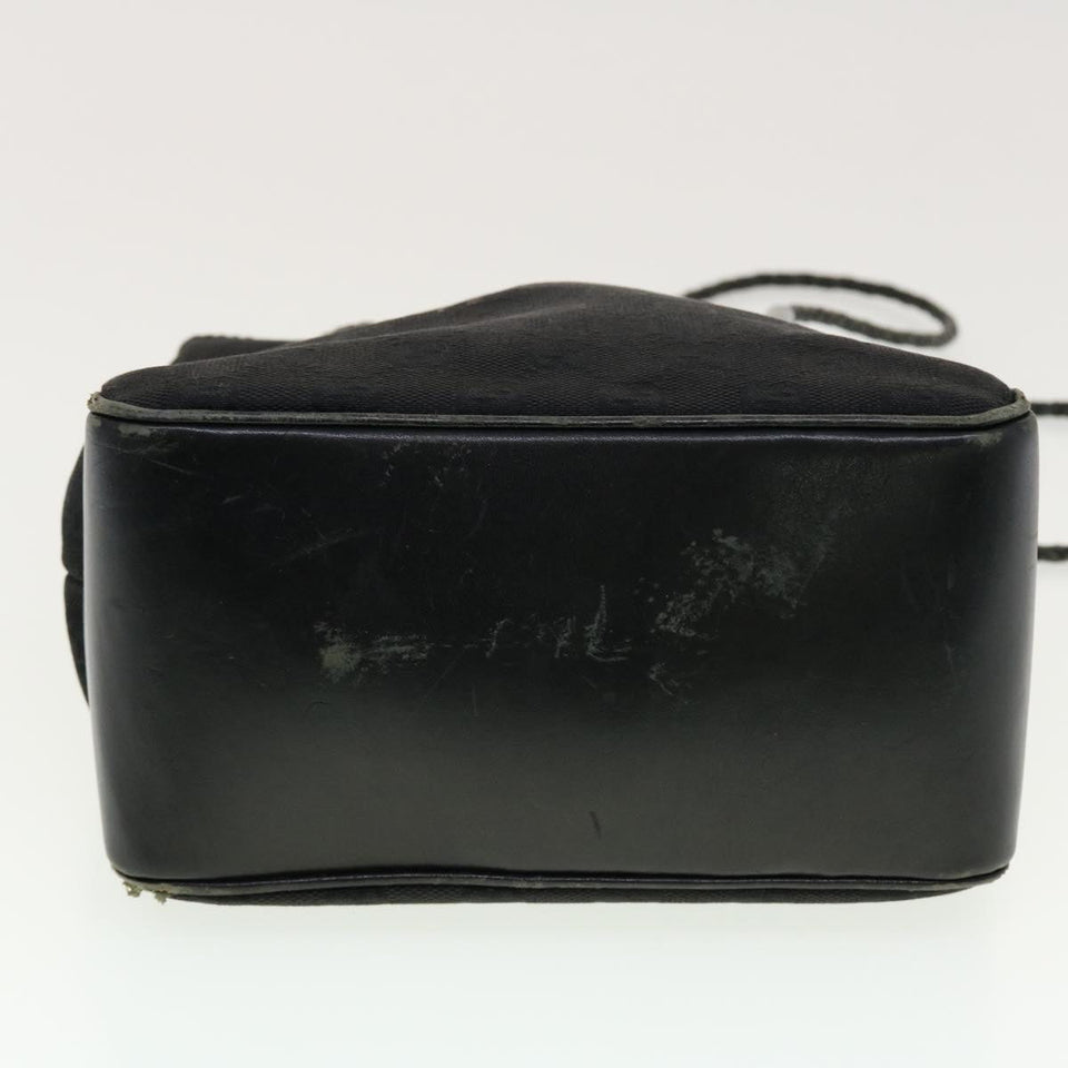 Gucci GG Canvas Shoulder Bag Black 109143 41377