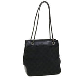 Gucci GG Canvas Shoulder Bag Black 109143 41377