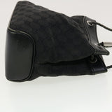 Gucci GG Canvas Shoulder Bag Black 109143 41377