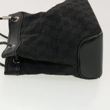 Gucci GG Canvas Shoulder Bag Black 109143 41377