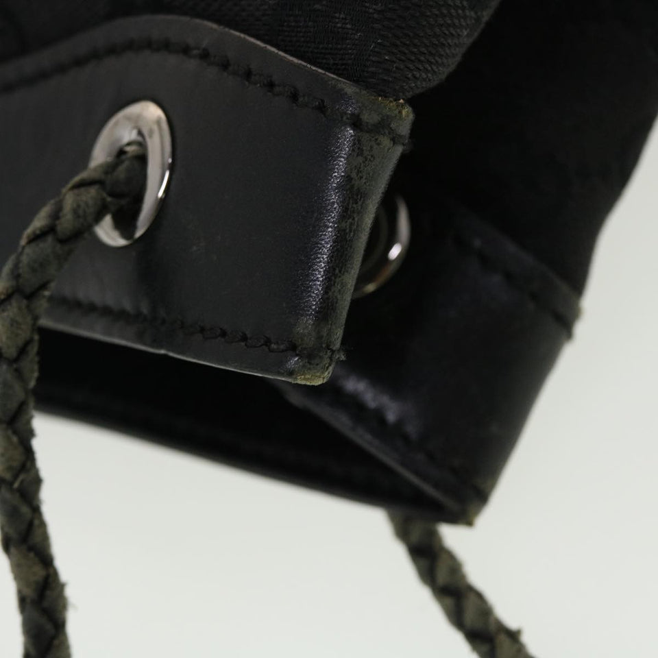 Gucci GG Canvas Shoulder Bag Black 109143 41377