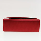Gucci Bamboo Hand Bag Satin Red 005 781 0265 41378
