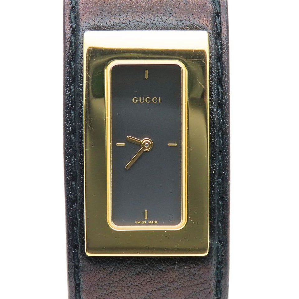 Gucci Watches Quartz 7800S Stainless Steel gold black dial