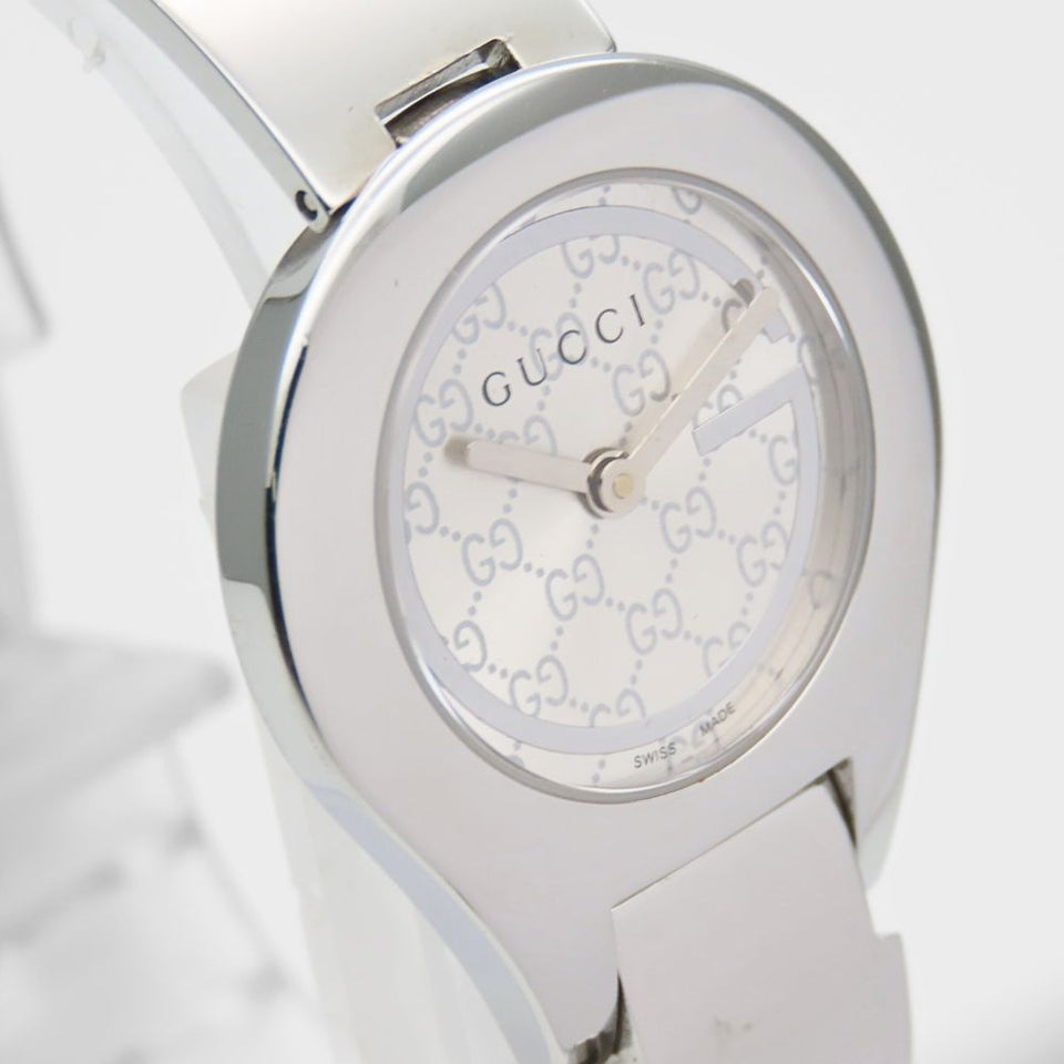 Gucci Watches Quartz 6700L Stainless Steel Silver Silver dial